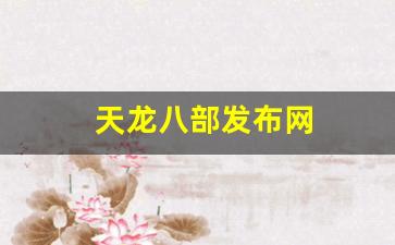 天龙八部公益服开服表：天龙八部发布网(天龙八部发布网网址) (3)